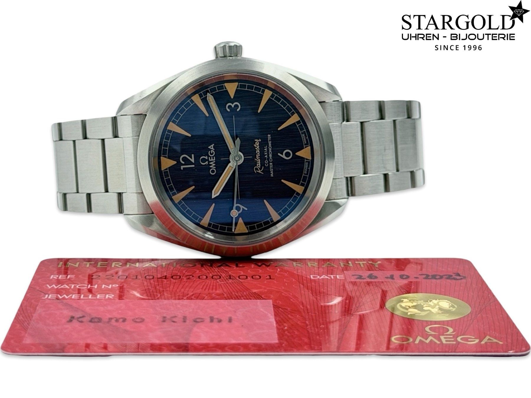 Omega Orologi: Omega Seamaster Railmaster - 220.10.40.20.01.001 – Usato da Zürich venduto da Stargold-Uhren 8