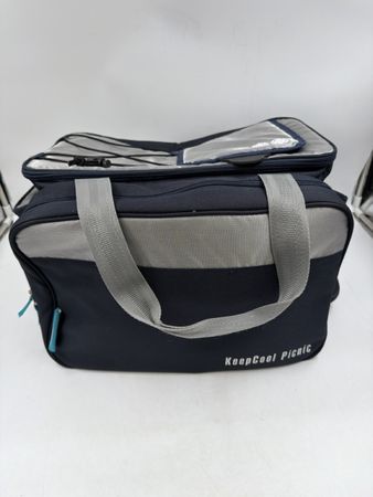 Ezetil Picknicktasche mit Zubehör dunkelblau guter Zustand