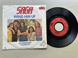 SAGA tolle Single Wind him up Kult Top 80's