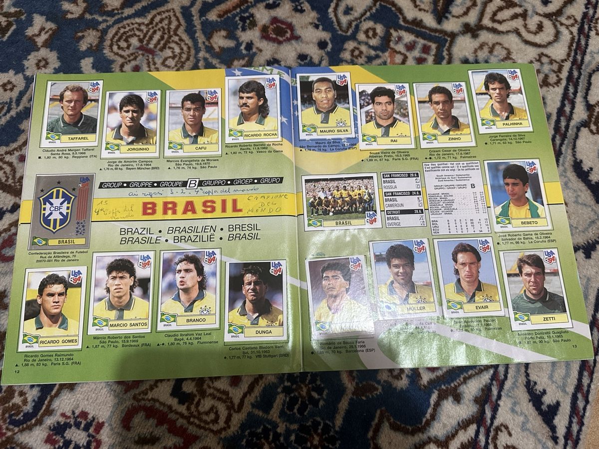 Panini Album: Album Panini USA 94 completo – Usato da Bellinzona venduto da Ti.belli 3