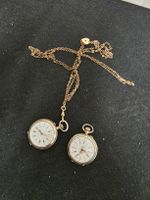 Taschenuhren 2 Stk. Damenuhren mit einer  Kette