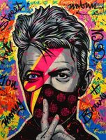 A. Ricardo - David Bowie - Giclée auf Leinwand. 80 x 60 cm.‪