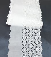 Baumwollspitzenbordüre  - Bordure coton dentelle