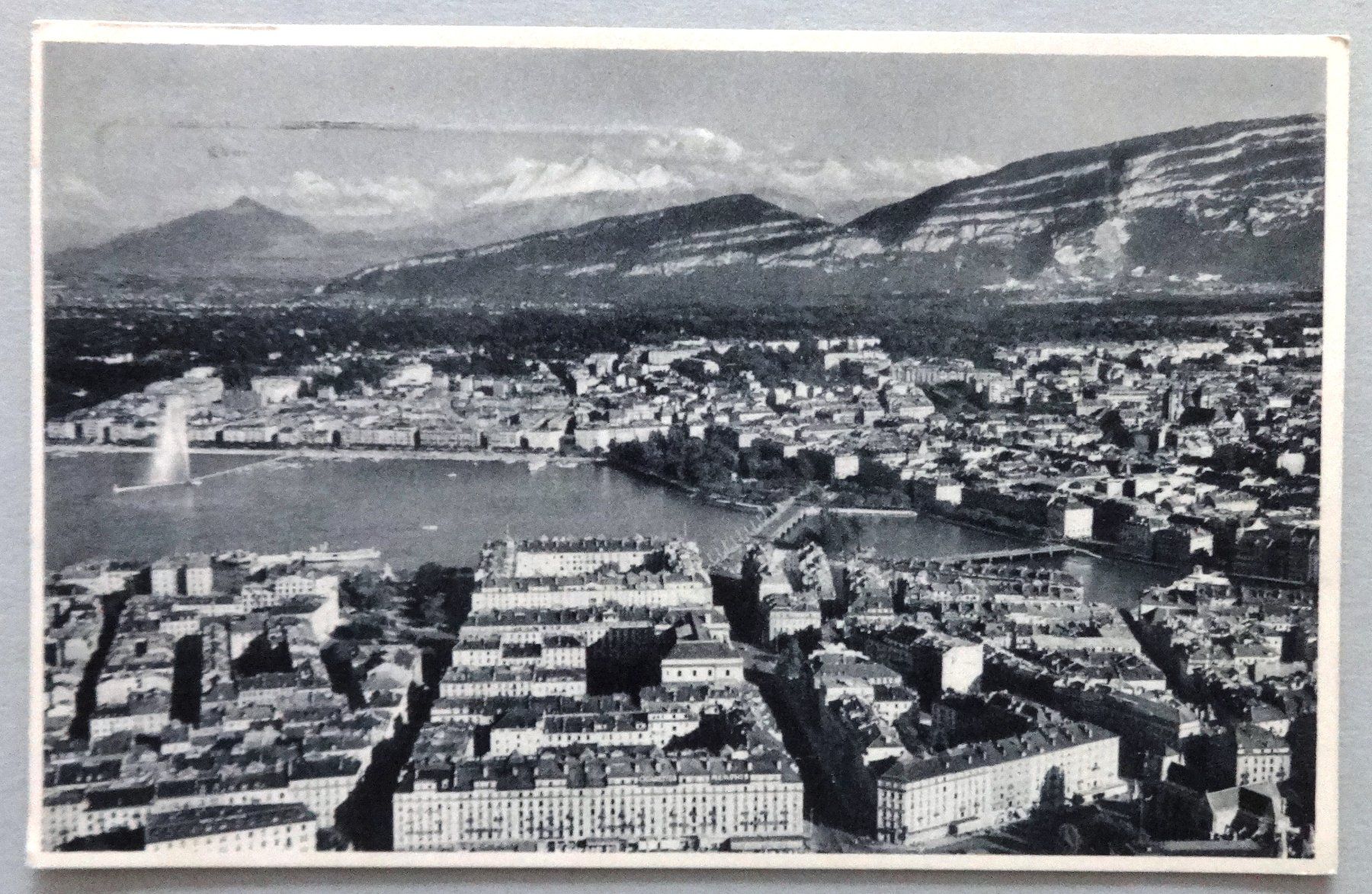 Ansichtskarten: Genève, vue par avion – Gebraucht aus Fétigny von Billy2miny