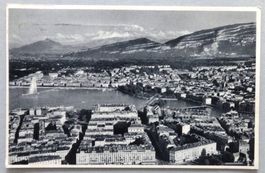 Genève, vue par avion