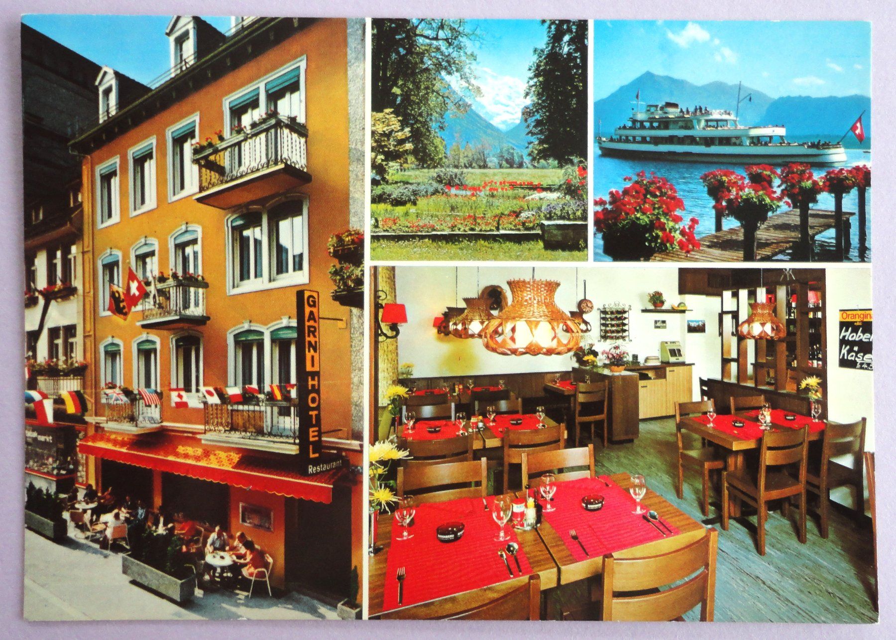 Cartoline postali: Hotel-Rest. Blume, Interlaken – Usato da Fétigny venduto da Billy2miny