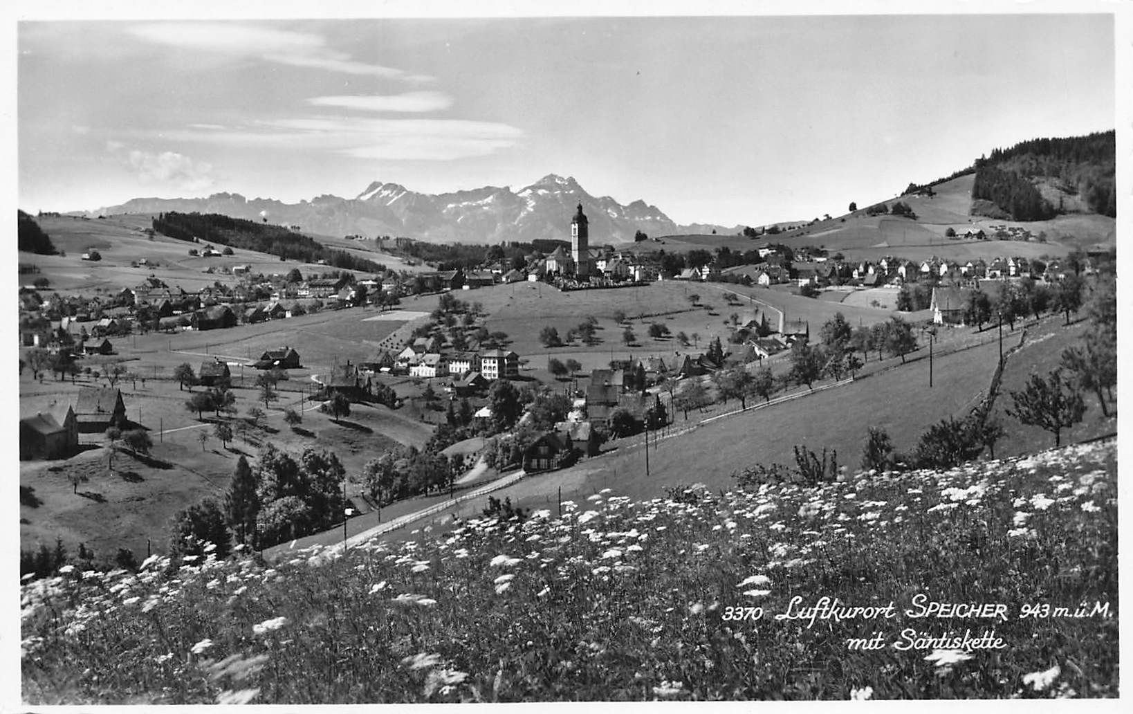 Ansichtskarten: Luftkurort Speicher mit säntiskette – Gebraucht aus Biasca von Blenio71