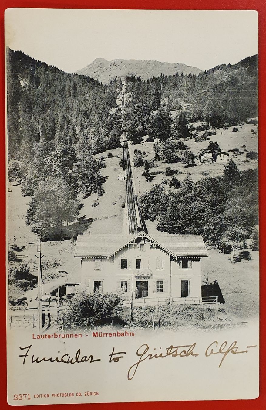 Cartoline postali: Lauterbrunnen - Mürrenbahn – Usato da Kreuzlingen venduto da Rschweiz1