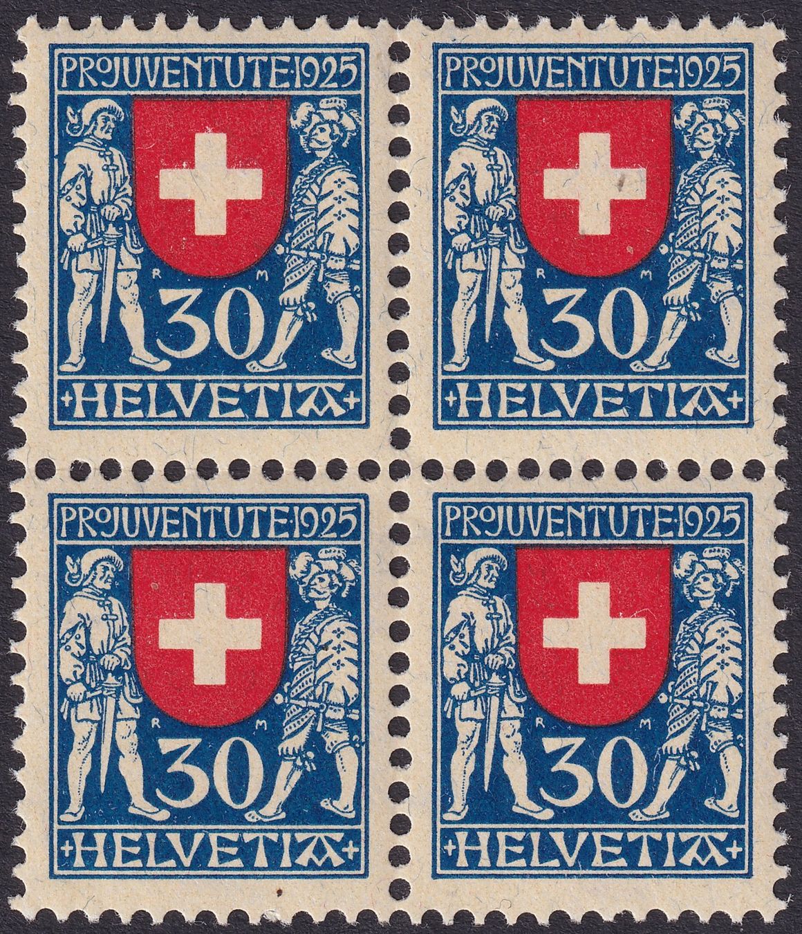 Tous les timbres: 1925, Pro Juventute J36, Viererblock ** postfrisch Kat: 20.- – D'occasion à Sursee par Luzernerraute