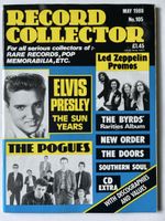 Record Collector May 1988 No 105 Elvis Pogues Led Zeppelin 