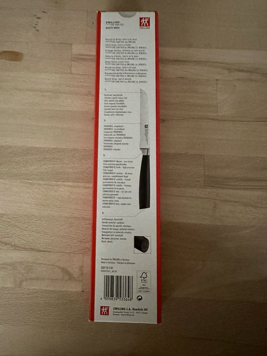 Zwilling Coltelli da cucina: ZWILLING FIVE STAR PLUS Universalmesser 13 cm NEU & OVP – Nuovo e nell'imballaggio originale da Birmensdorf ZH venduto da die_cobra_007 2