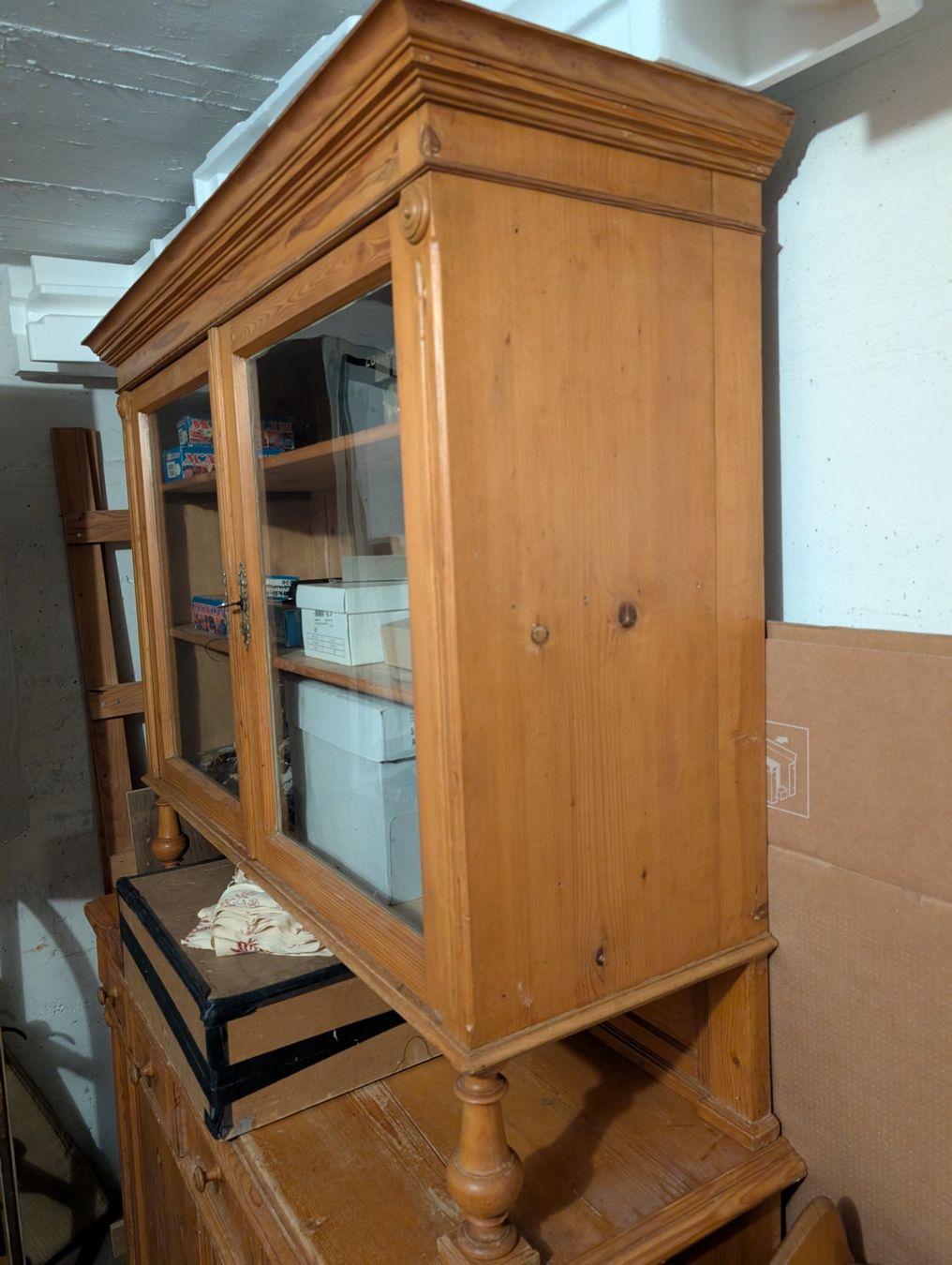 Credenze: Antike Bauerbüffet mit Glasvitrine – Usato da Knonau venduto da ChristophT01 3