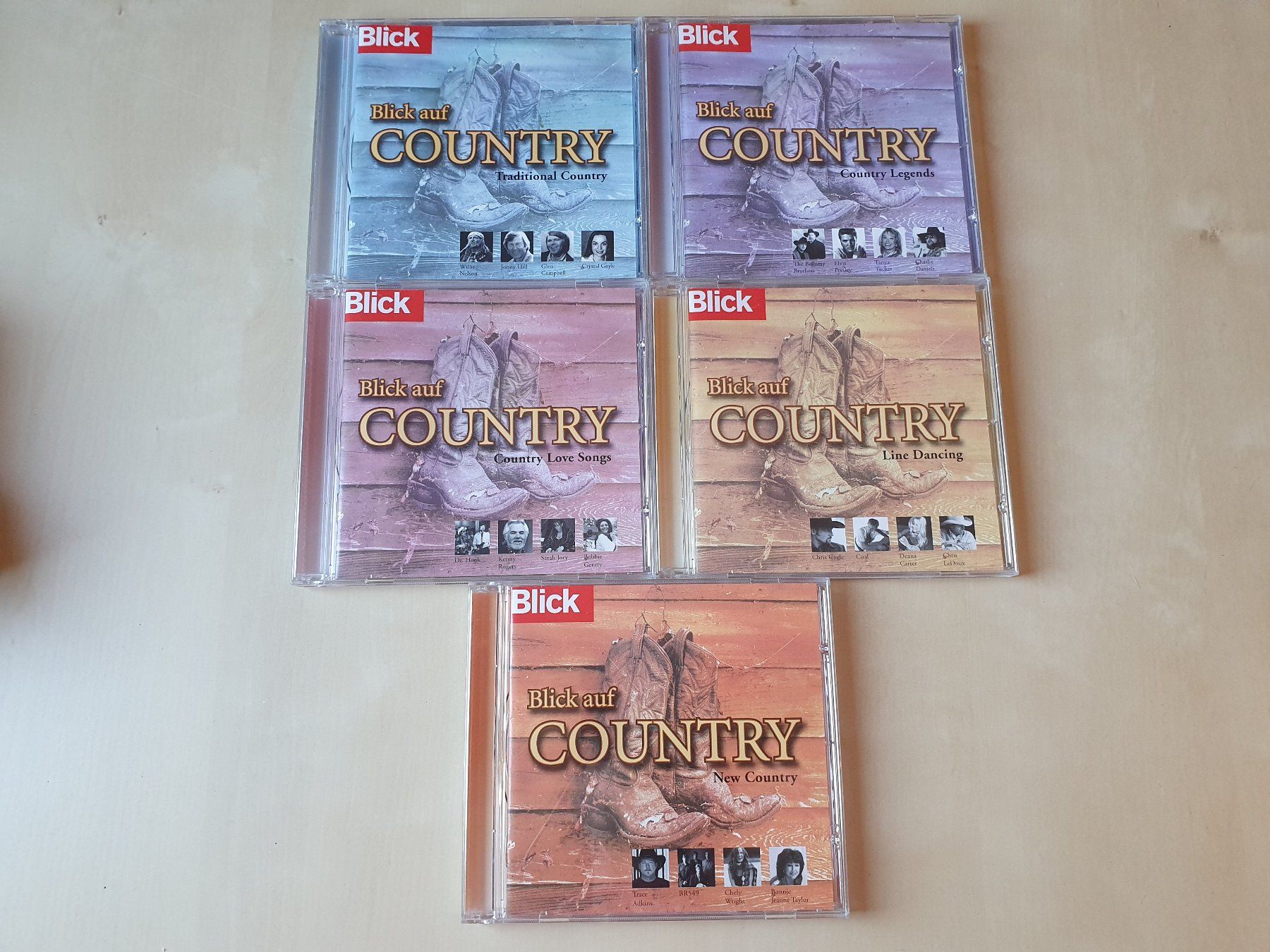 CDs: Blick auf Country 5 CDs – Gebraucht aus Stansstad von collectorsshop 1