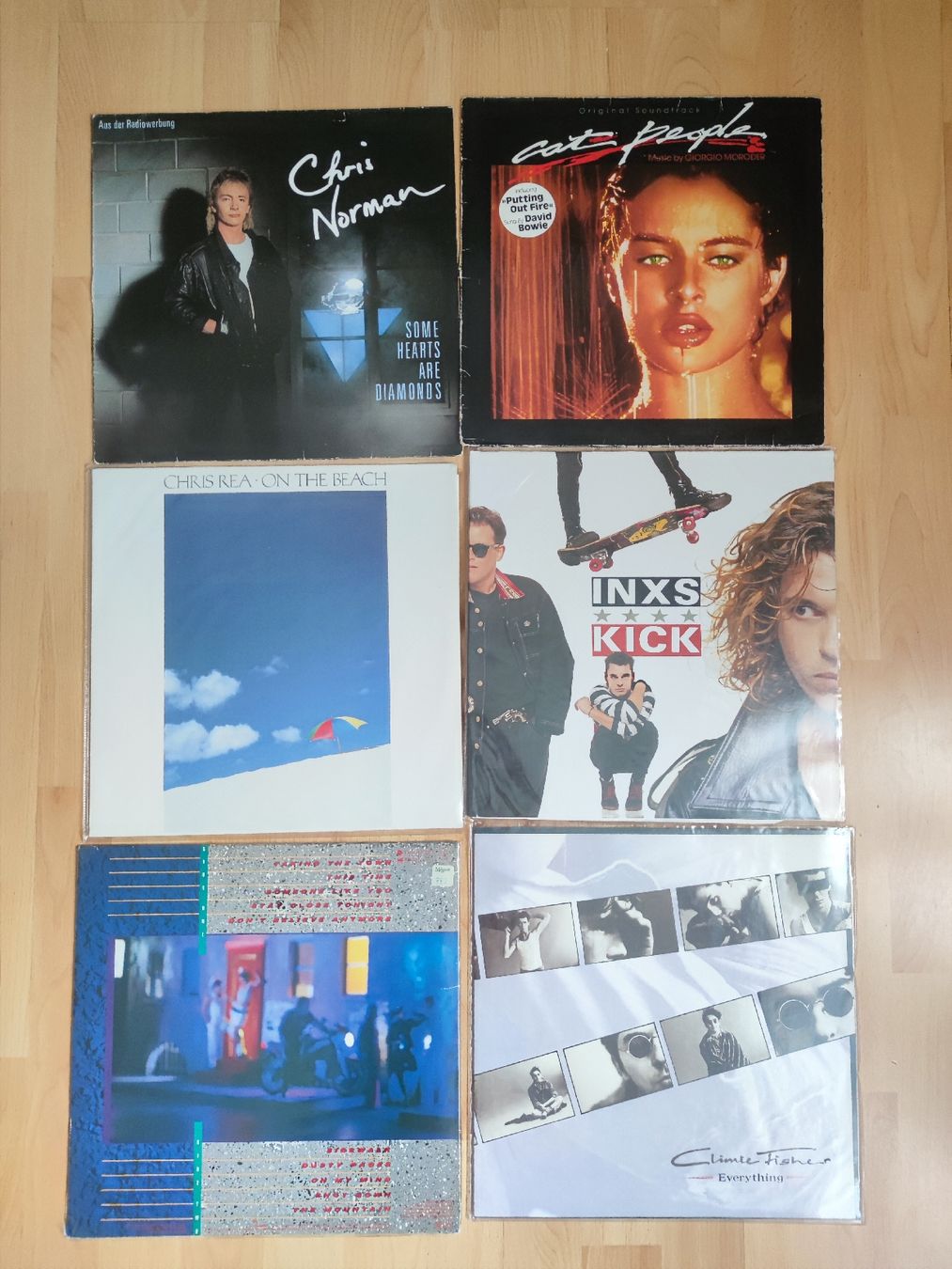 Schallplatten: 5 St.: Chris- Norman/Rea.. OHNE INXS – Gebraucht aus Meggen von Malecifent
