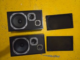 Lautsprecher Paar Pioneer hifi Boxen schwarz