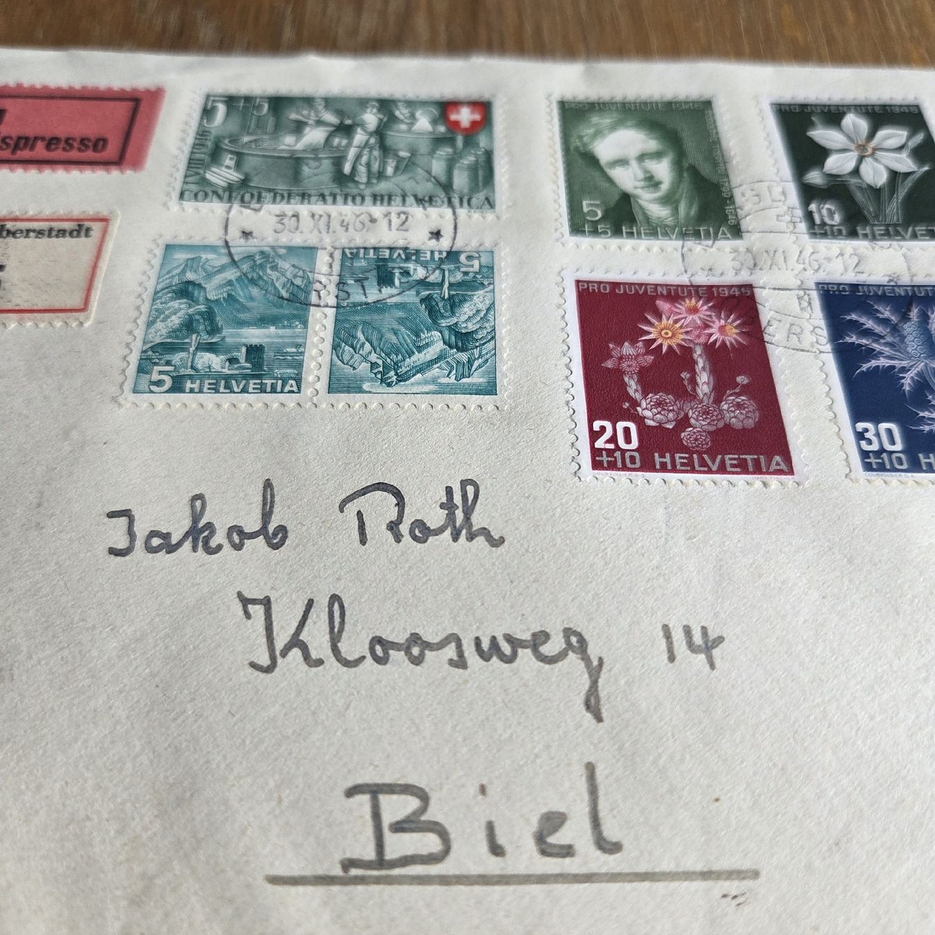 Tutti i francobolli: Toller Brief von 1946 – Usato da Stans venduto da Ducati16 9