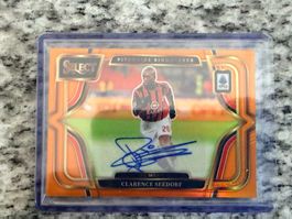 Panini Select serie a Klarence Seedorf Auto /49 Orange