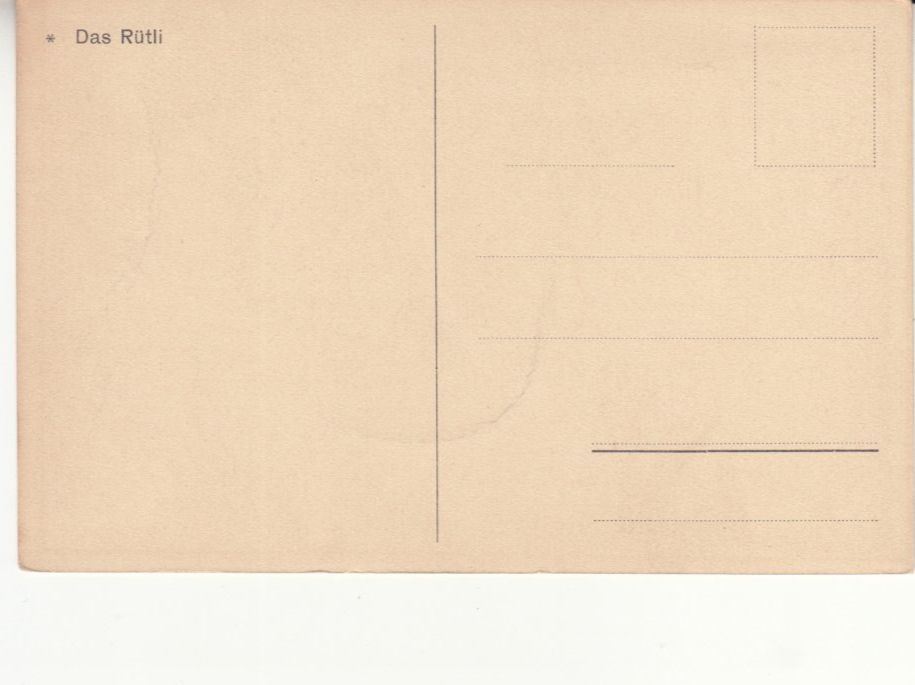 Cartoline postali: Rütli ca. 1930 – Usato da Bürglen TG venduto da StampGraf 1