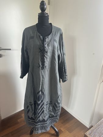 Greek Archaic Kori maxi linen - Size L -