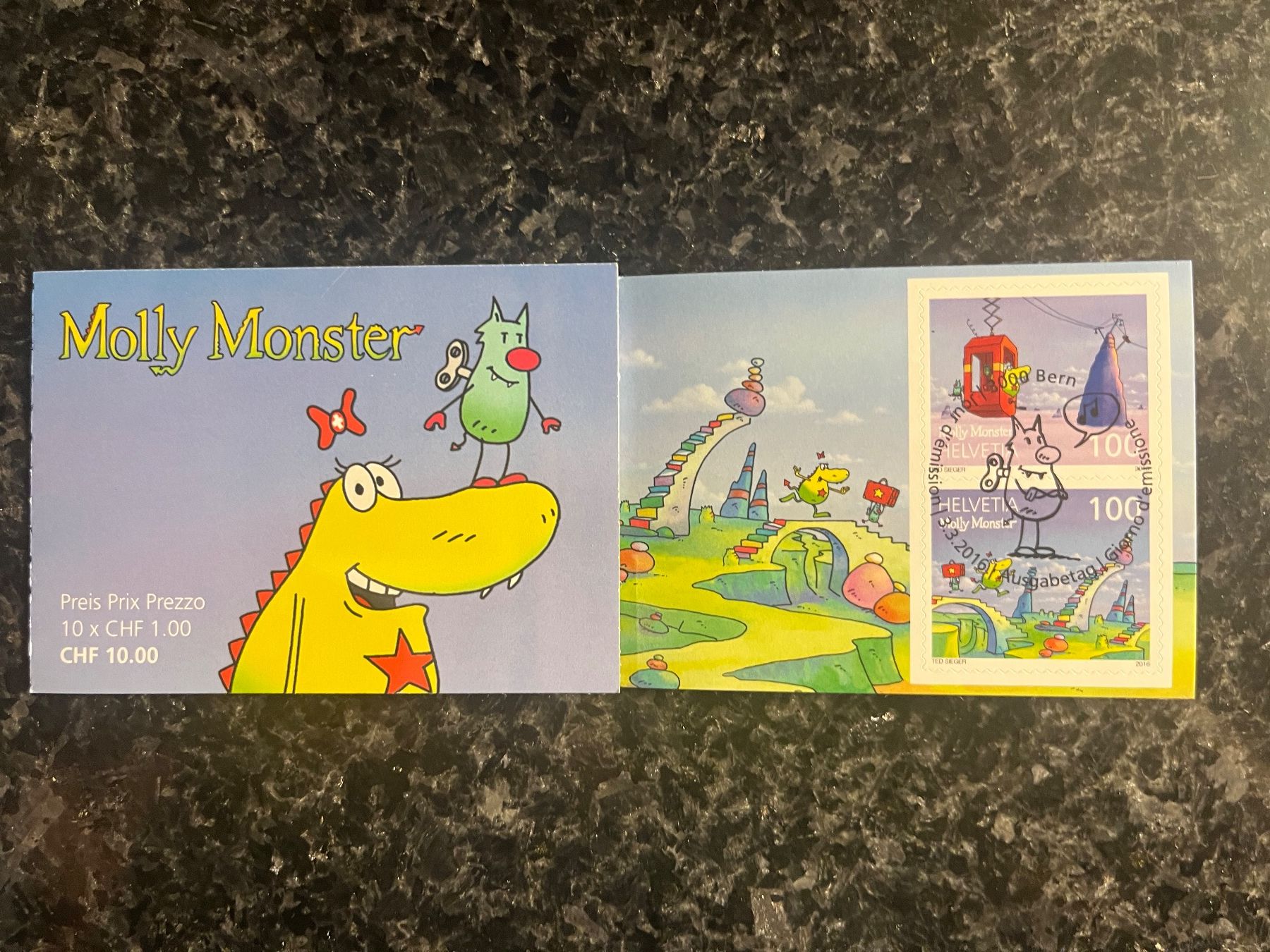Tutti i francobolli: Markenheft Molly Monster 0-136mit ET-Stempel – Nuovo (secondo la descrizione) da Freidorf TG venduto da ern_7s68