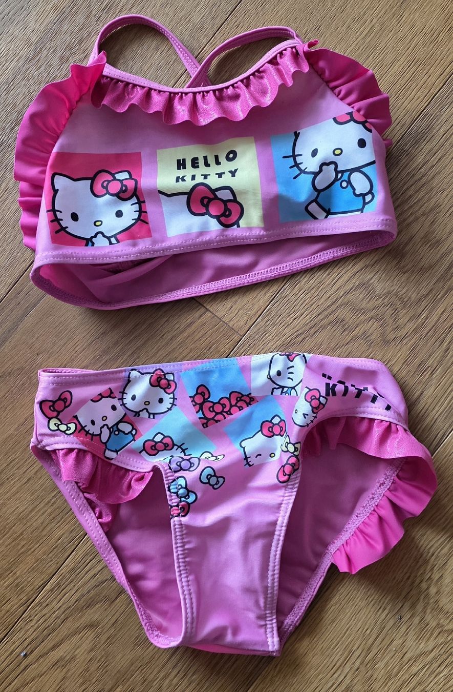 Costumi da bagno & Bikini: Bikini Hello Kitty Grösse 122/128 pink. Neuwertig!! – Nuovo (secondo la descrizione) da Zell LU venduto da claro62