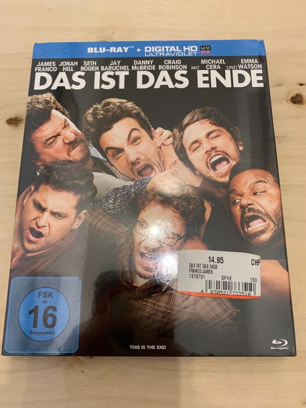 Tutti i DVDs: Das Ist Das Ende Blu-Ray NEU – Nuovo e nell'imballaggio originale da Dübendorf venduto da CellarSeller