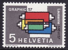 SBK-Nr. 328 (Graphic 57 Lausanne 1957) postfrisch **