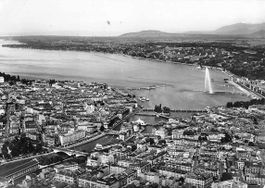 SOUVENIR de GENEVE - vue generale 1961