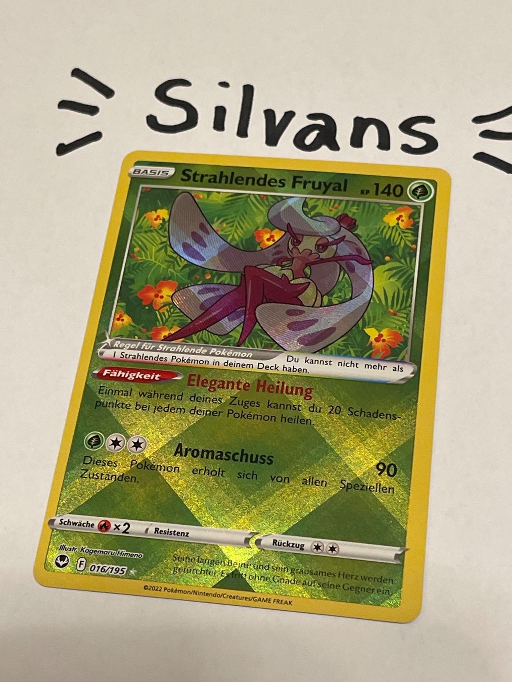 Pokémon Carte collezionabili: Strahlendes Fruyal Silberne Sturmwinde Silver Tempest DE – Nuovo (secondo la descrizione) da Wil SG venduto da Silvans 1