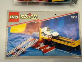 LEGO System 4544 Car Transport Wagon with Car - 9V Train