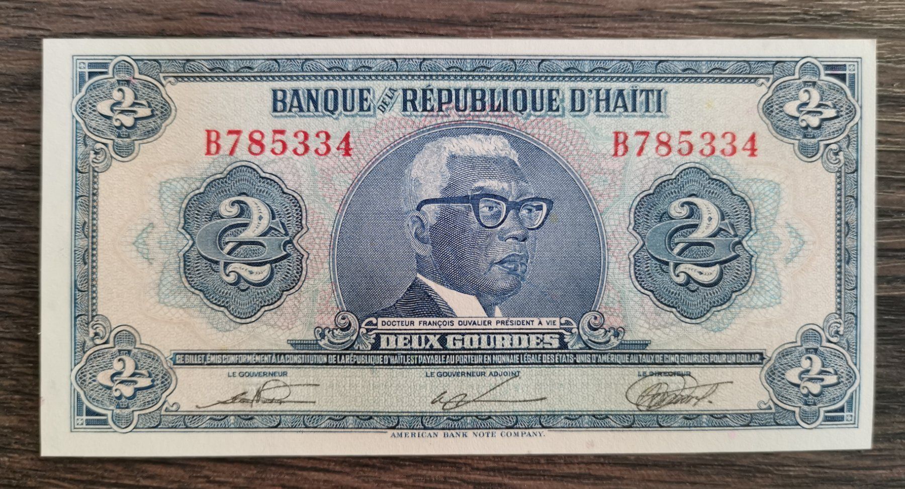 Banconote: Haiti 2 Gourdes 1980 - 82  UNC – Nuovo (secondo la descrizione) da Cousset venduto da Patricio77