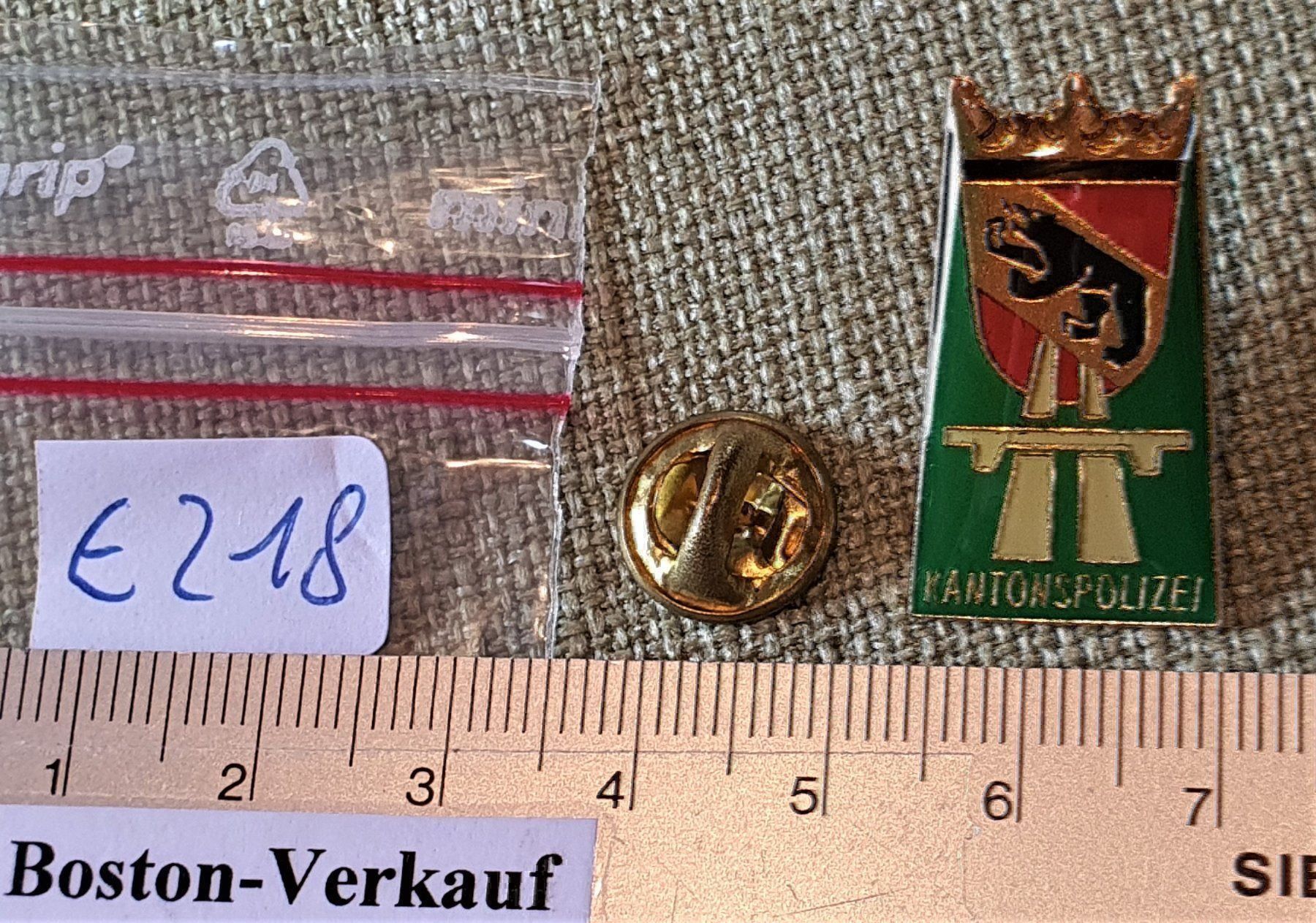 Placchette & Badge: E218 - Pin Autobahn Kantonspolizei Bern – Usato da Reinach BL venduto da Boston-Verkauf 3