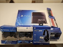 Playstation 4, 500Gb inkl. diverses Zubehör