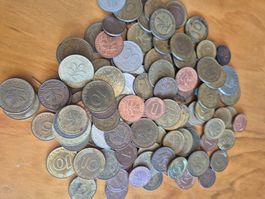 Pfennige verschiedenes Deutsches Geld