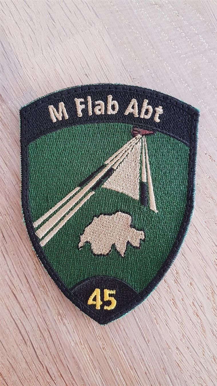 Placchette & Badge: Badge M Flab Abt 45 schwarz – Usato da Erlinsbach venduto da S700