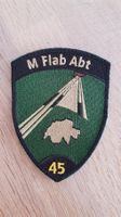Badge M Flab Abt 45 schwarz