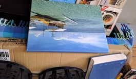Bild mit Booten auf dem Meer Grösse 20x30x1 cm