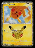 Pikachu 026/128 Pokemon 30th Celebration DE