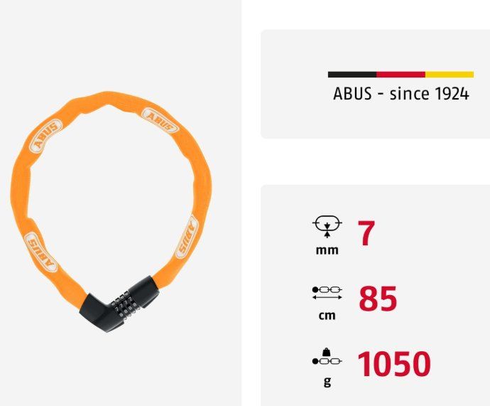 Abus Schlösser: ABUS Kettenschloss Tresor 1385 – Neu (gemäss Beschreibung) aus Neuhaus SG von LENZ30 1