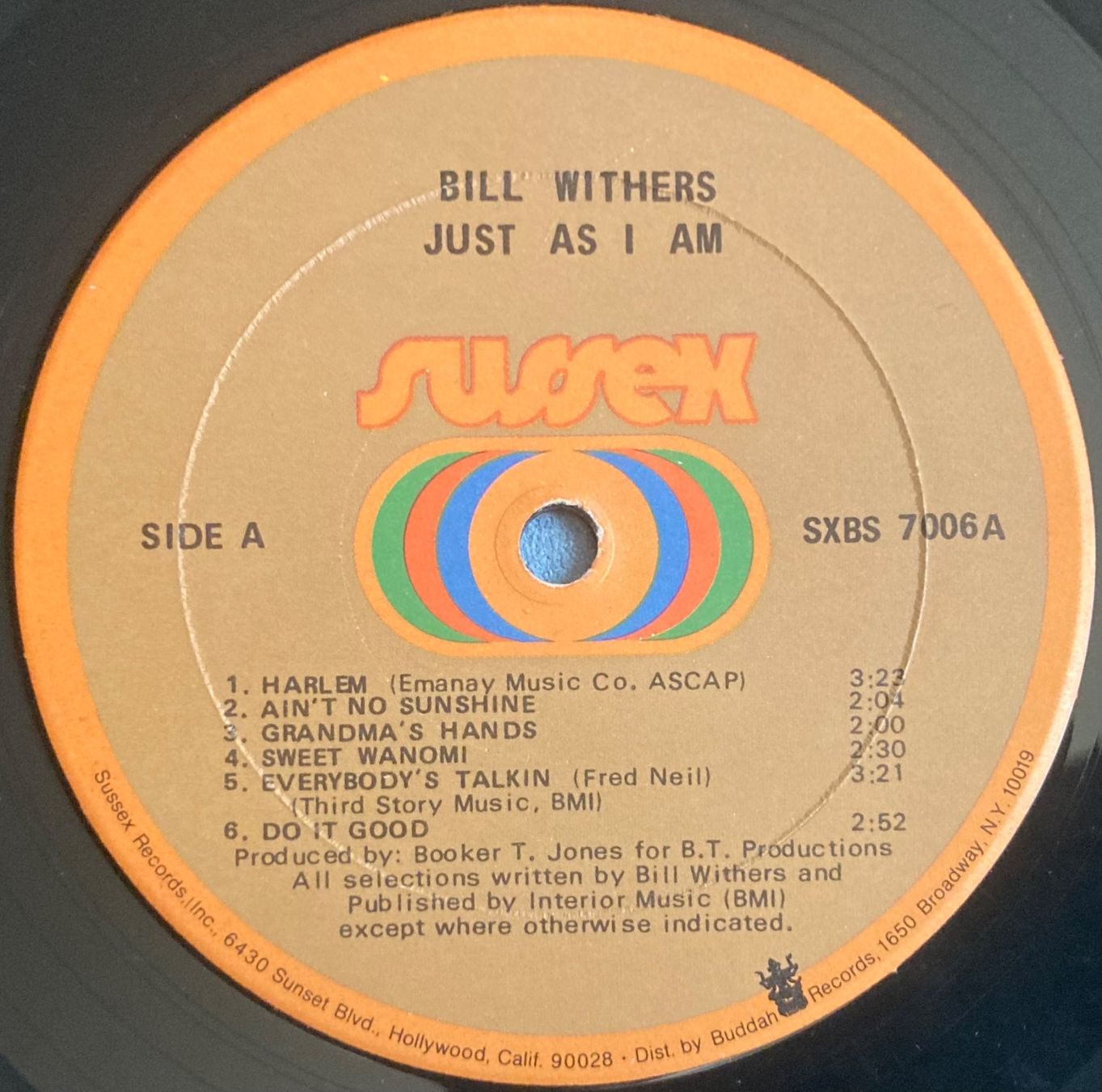 Dischi in vinile: BILL WITHERS - JUST AS I AM – Usato da Poliez-Pittet venduto da Newtown-Records 2