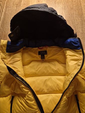 Polo Ralph Lauren Daunenjacke gelb schwarz Grösse 98I104 