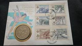Numisbrief Winter Olympiade Sarajevo 1984