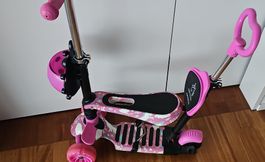 Arebos Micro Trike Laufrad mit Schiebestange