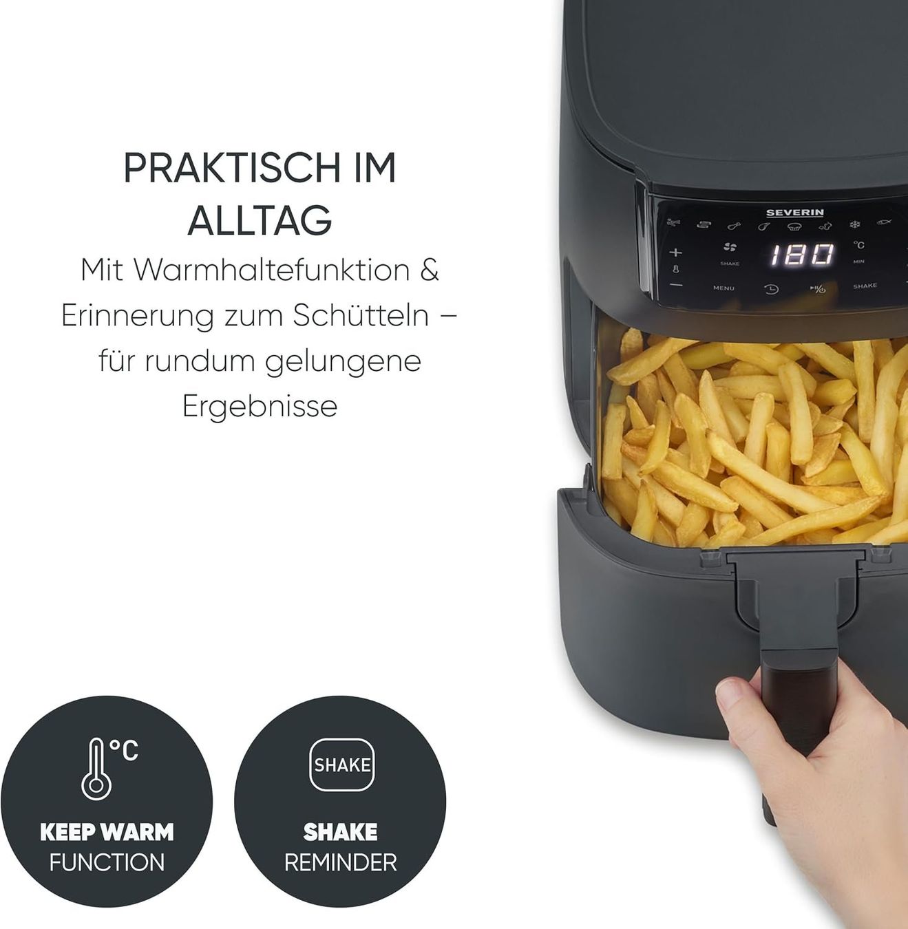 Küchengeräte: Severin Heißluftfritteuse - FR 2461 – Neu und originalverpackt aus Wolfhausen von Castrol-Edge 4