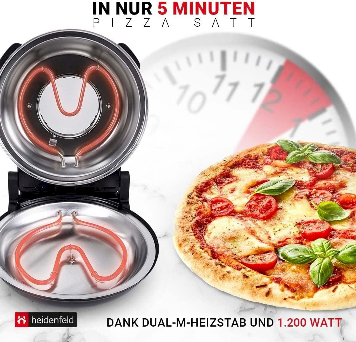 Elettrodomestici da cucina: Heidenfeld elektrischer Pizzaofen Napoli – Nuovo e nell'imballaggio originale da Bottighofen venduto da zaap 4
