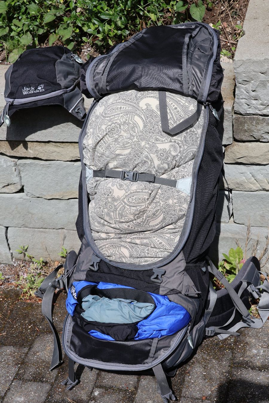 Jack Wolfskin Zaini: Trekking-Rucksack Jack Wolsfkin 80l + 15l – Nuovo (secondo la descrizione) da Zürich venduto da Holzchopf 5