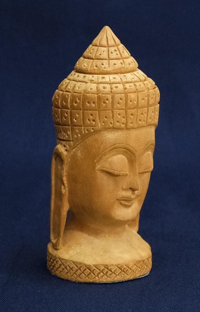 Sculture & Statue: Buddha Kopf, aus Holz – Usato da Zürich venduto da Masala-Oase 4