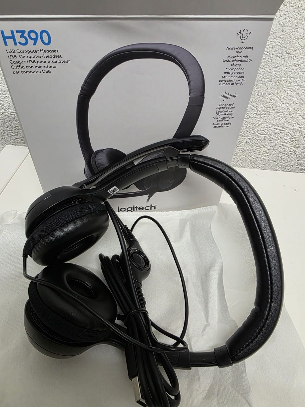 Logitech Cuffie: Logitech H390 US Headset NEU – Nuovo (secondo la descrizione) da Bennwil venduto da fawag 2