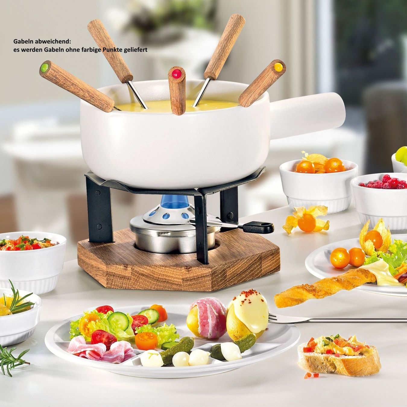 Elettrodomestici da cucina: SPRING Käsefondue-Garnitur WINTERTHUR – Nuovo (secondo la descrizione) da Kägiswil venduto da pebart 1