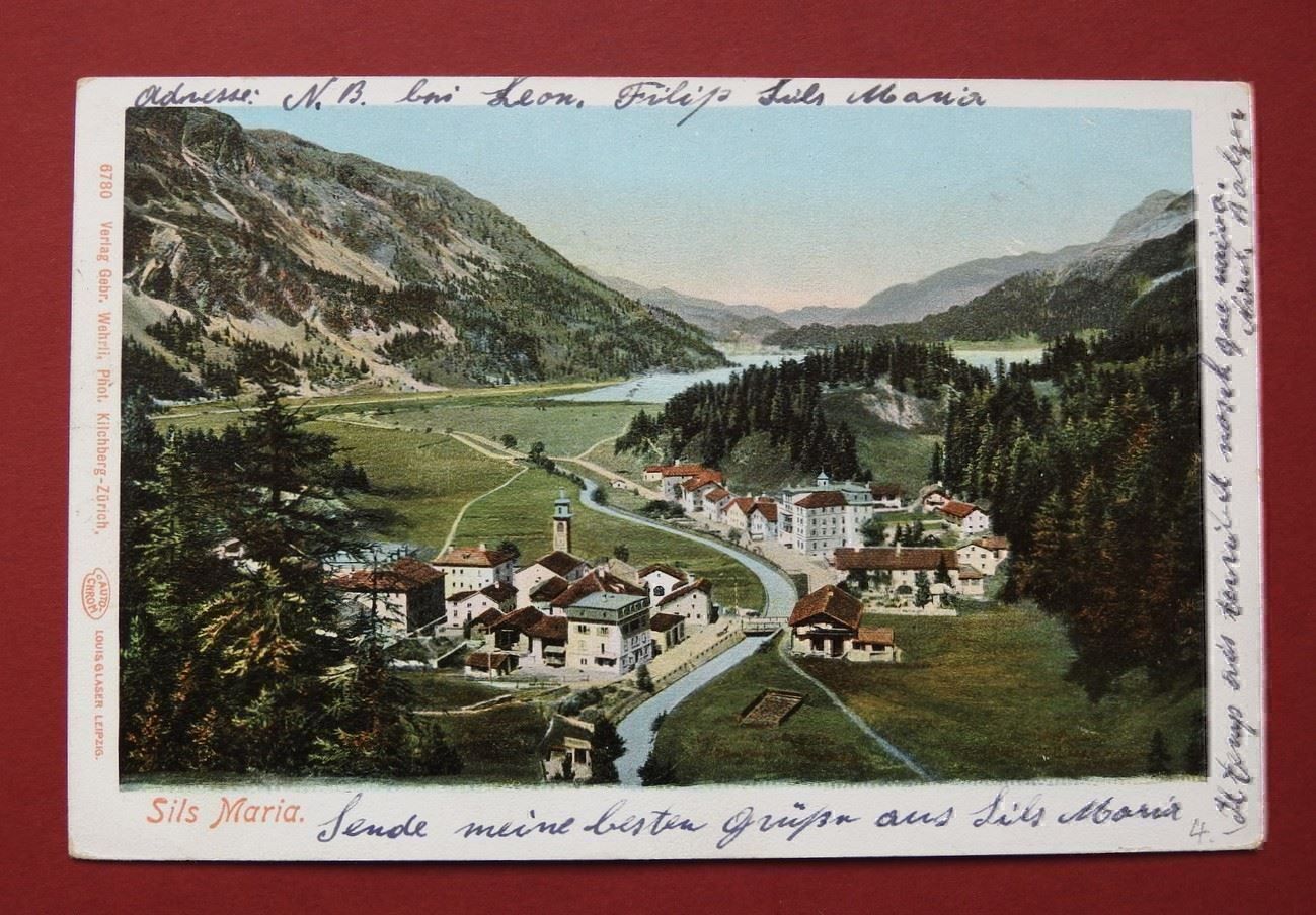 Cartoline postali: AK von  Sils Maria – Usato da Rain venduto da 999-800-K